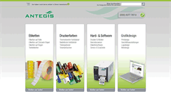 Desktop Screenshot of antegis.de